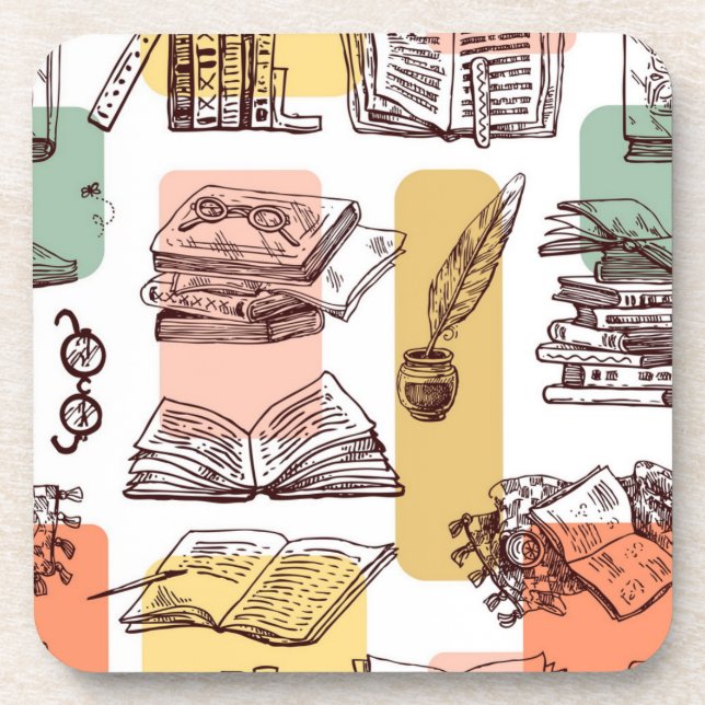 Posavasos Patrón de libro (Frente)
