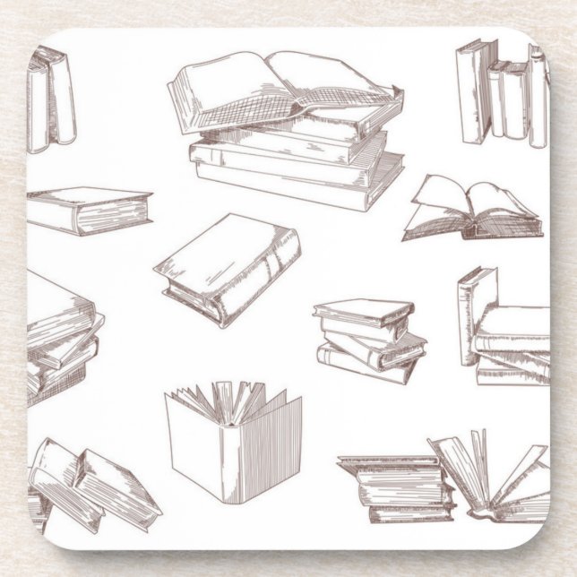 Posavasos Patrón de libro (Frente)