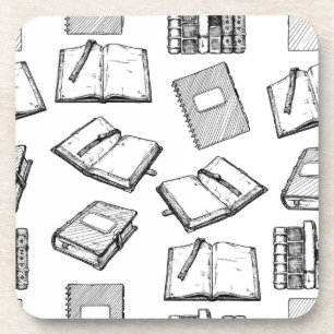 Posavasos Patrón de libro