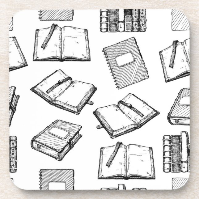 Posavasos Patrón de libro (Frente)
