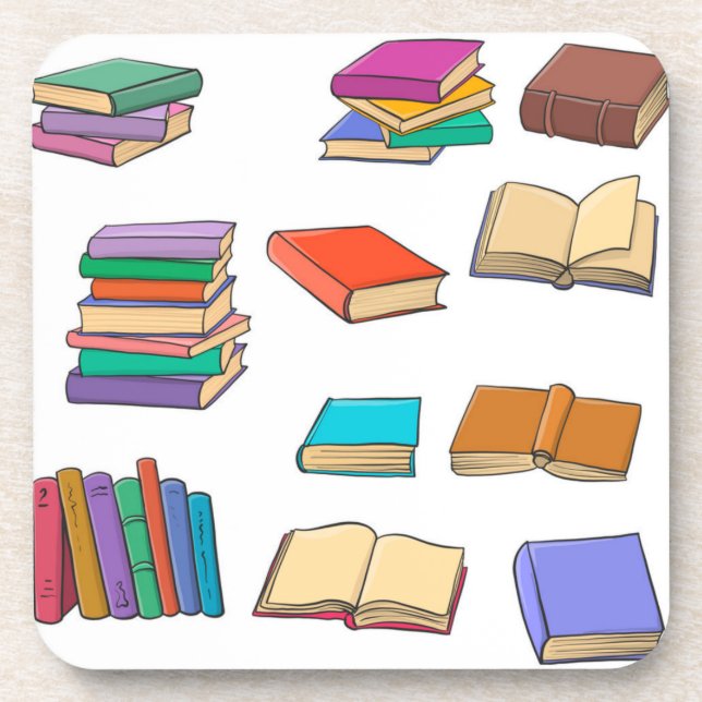 Posavasos Patrón de libro (Frente)