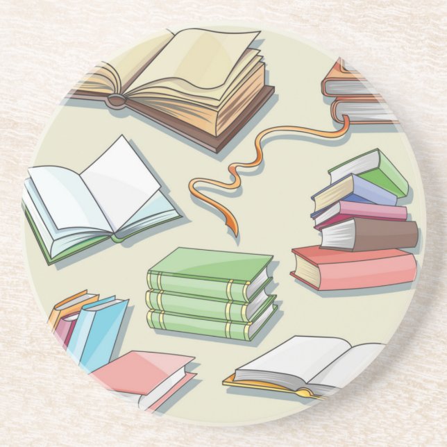 Posavasos Patrón de libro (Frente)
