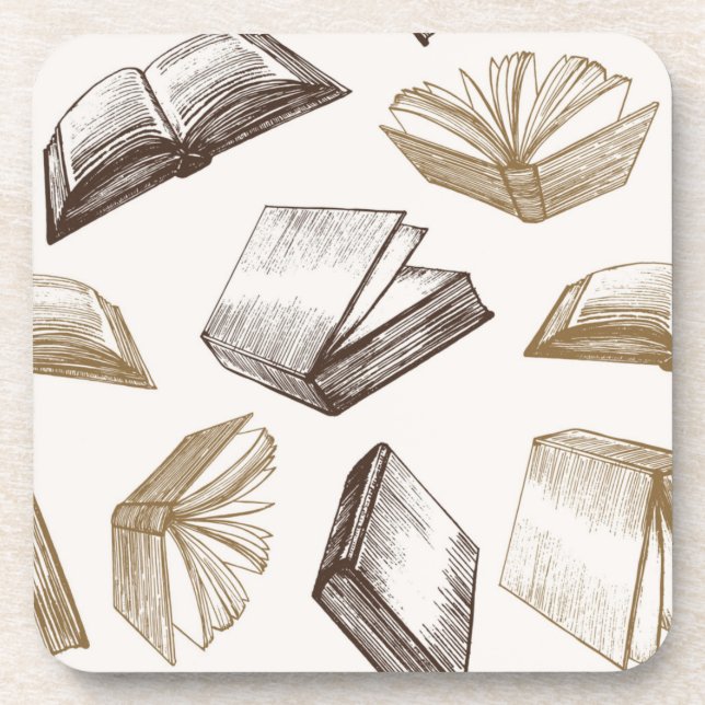 Posavasos Patrón de libro (Frente)