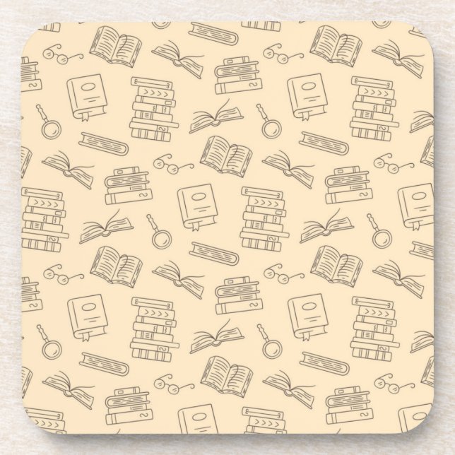 Posavasos Patrón de libro (Frente)