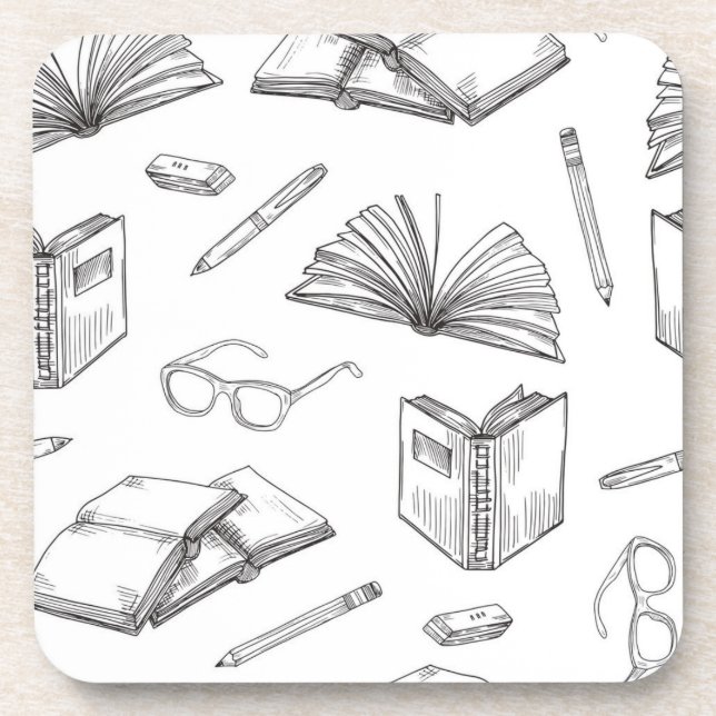 Posavasos Patrón de libro (Frente)
