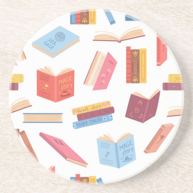 Posavasos Patrón de libro (Frente)