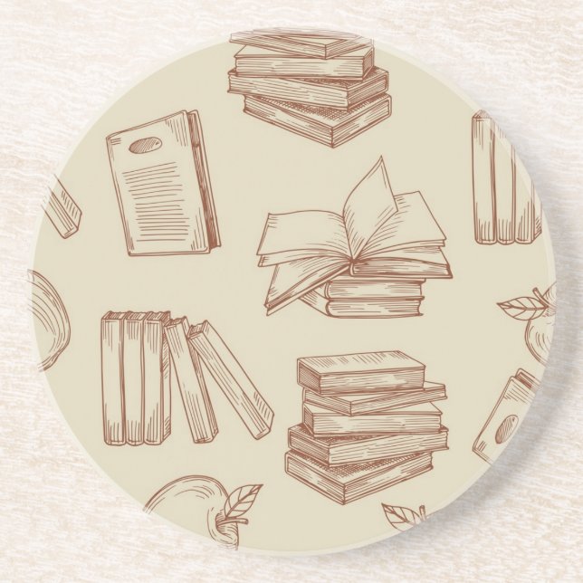 Posavasos Patrón de libro (Frente)