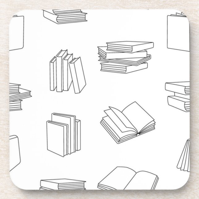 Posavasos Patrón de libro (Frente)