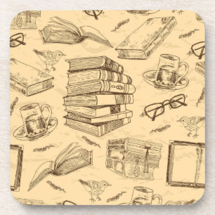 Posavasos Patrón de libro