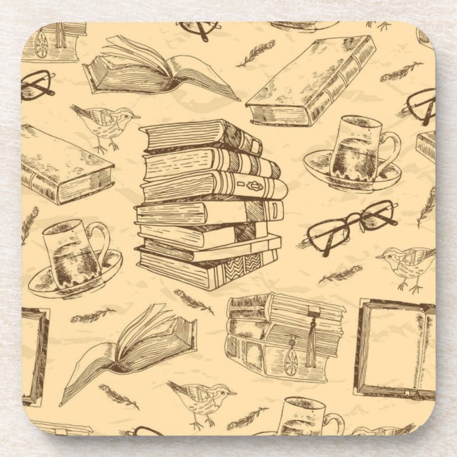 Posavasos Patrón de libro (Frente)
