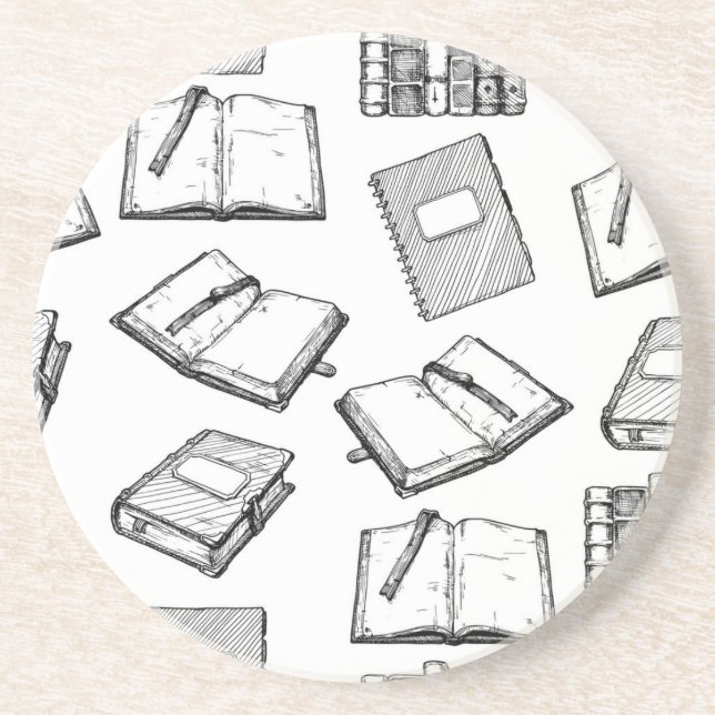Posavasos Patrón de libro (Frente)