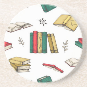 Posavasos Patrón de libro