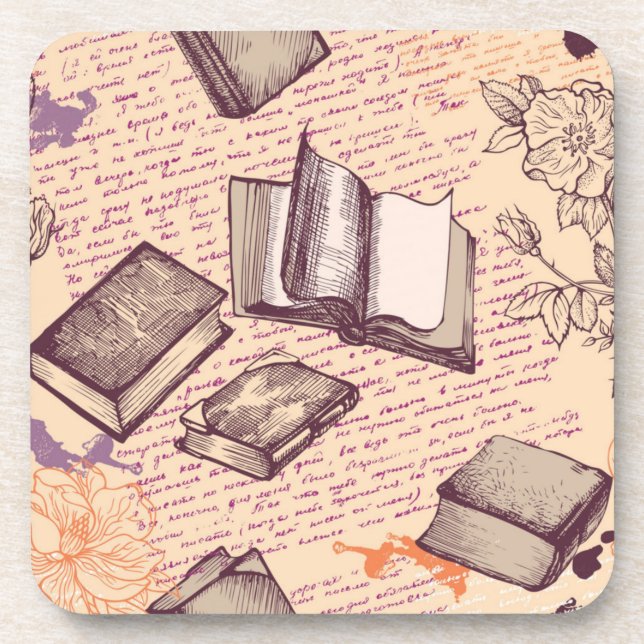 Posavasos Patrón de libro (Frente)