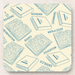 Posavasos Patrón de libro