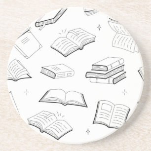 Posavasos Patrón de libro