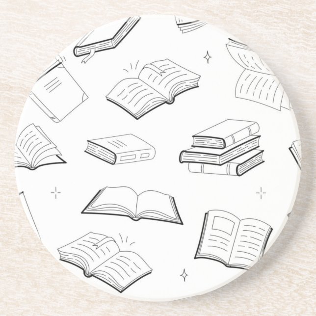 Posavasos Patrón de libro (Frente)