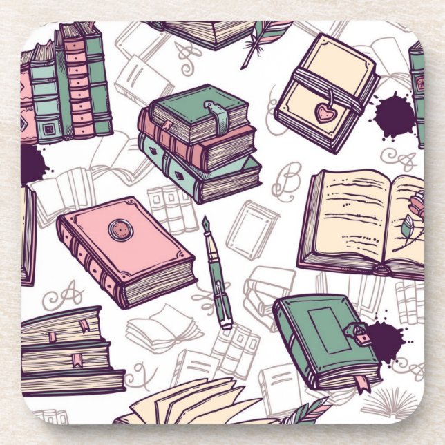 Posavasos Patrón de libro (Frente)