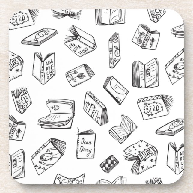 Posavasos Patrón de libro (Frente)