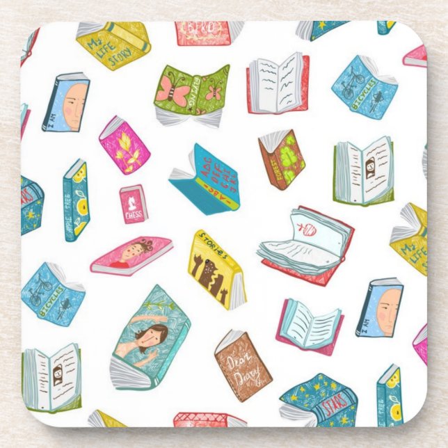 Posavasos Patrón de libro (Frente)