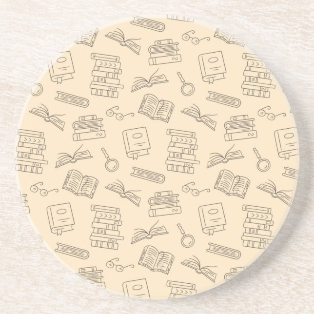 Posavasos Patrón de libro (Frente)