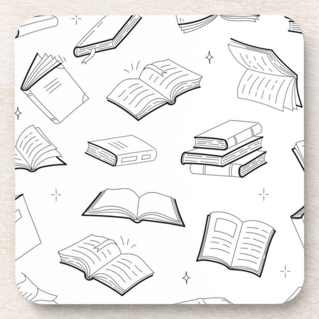 Posavasos Patrón de libro (Frente)