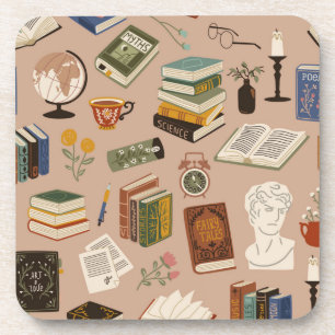 Posavasos Patrón de libro