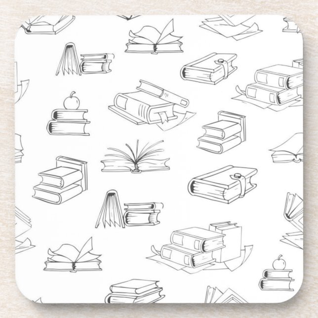 Posavasos Patrón de libro (Frente)