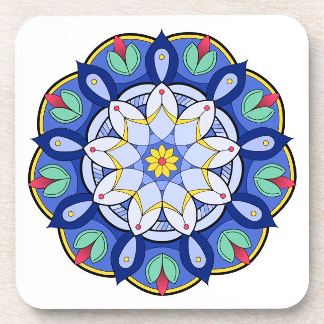 Posavasos Patrón de Mandala 01 (Frente)