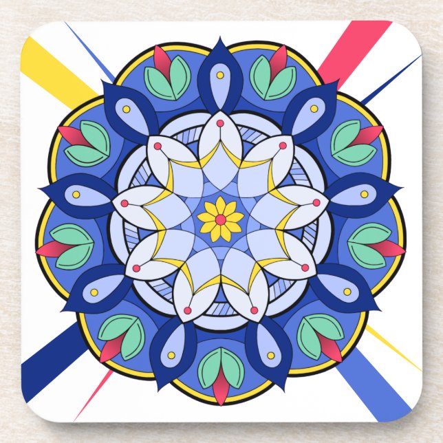 Posavasos Patrón de Mandala 01 (Frente)