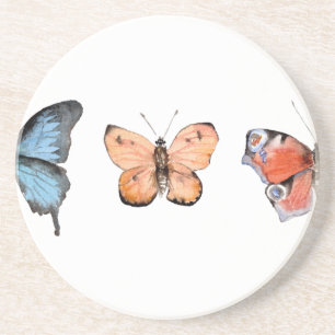 Posavasos Patrón de mariposa