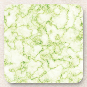 Posavasos Patrón de mármol verde