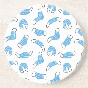 Posavasos Patrón de máscara médica