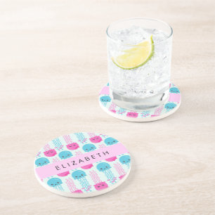 Posavasos Patrón de medusas, medusa cúrcuta, mar, nombre