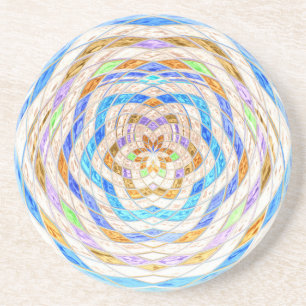 Posavasos Patrón de mosaico abstracto #9