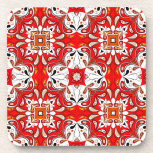 Posavasos Patrón de mosaico cerámico portugués