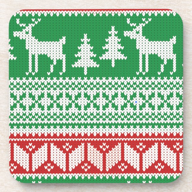 Posavasos patrón de Navidad (Frente)