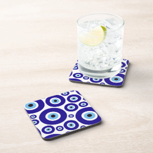 Posavasos Patrón de Ojo Malo, Ojo Griego, Ojo Turco, Nazar