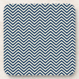 Posavasos Patrón de onda Navy Zig Zag