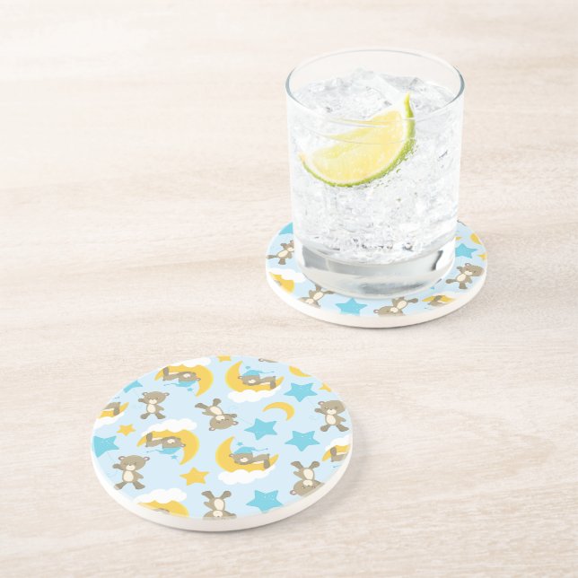 Posavasos Patrón De Osos, Osos Cubiertos, Osos De Teddy, Est (Lado)