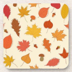 Posavasos Patrón de otoño