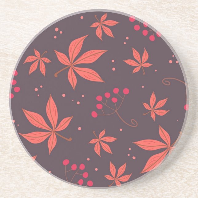 Posavasos Patrón de otoño (Frente)