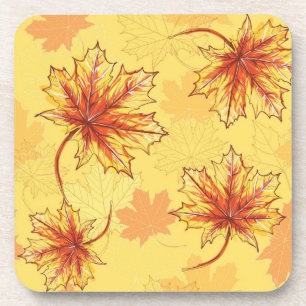 Posavasos Patrón de otoño