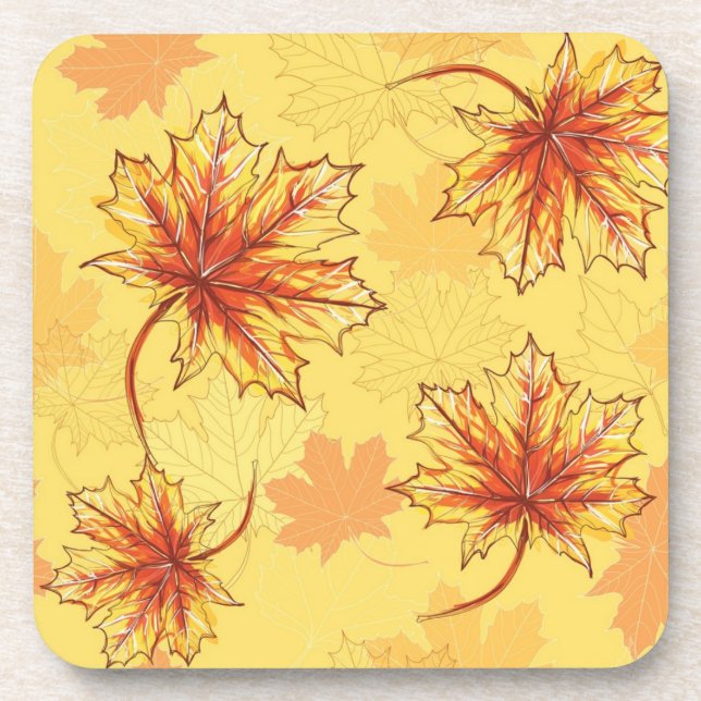 Posavasos Patrón de otoño (Frente)