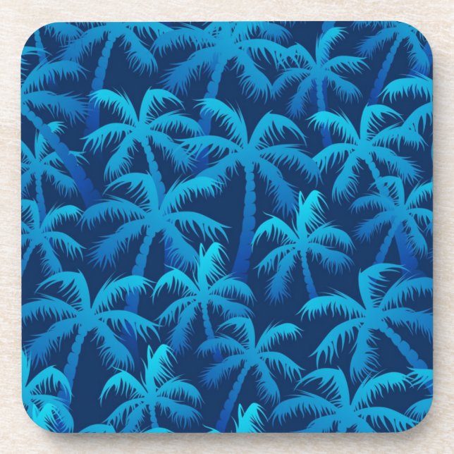 Posavasos Patrón de palmera (Frente)