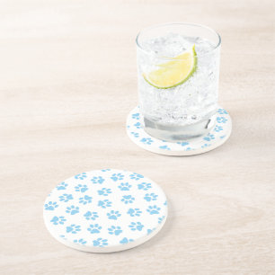 Posavasos Patrón De Patas, Patas De Perro, Patas Azules De B
