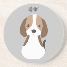 Patrón de perro gris liso