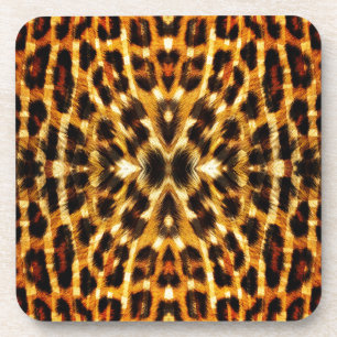Posavasos Patrón de pieles leopardo