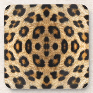 Posavasos Patrón de pieles leopardo de Kaleidoscope