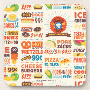 Posavasos Patrón de pies de monstruo