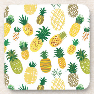 Posavasos Patrón de piña de moda